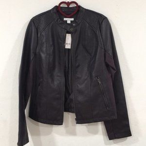 (2 FOR $30) NY&C Faux Leather Jacket